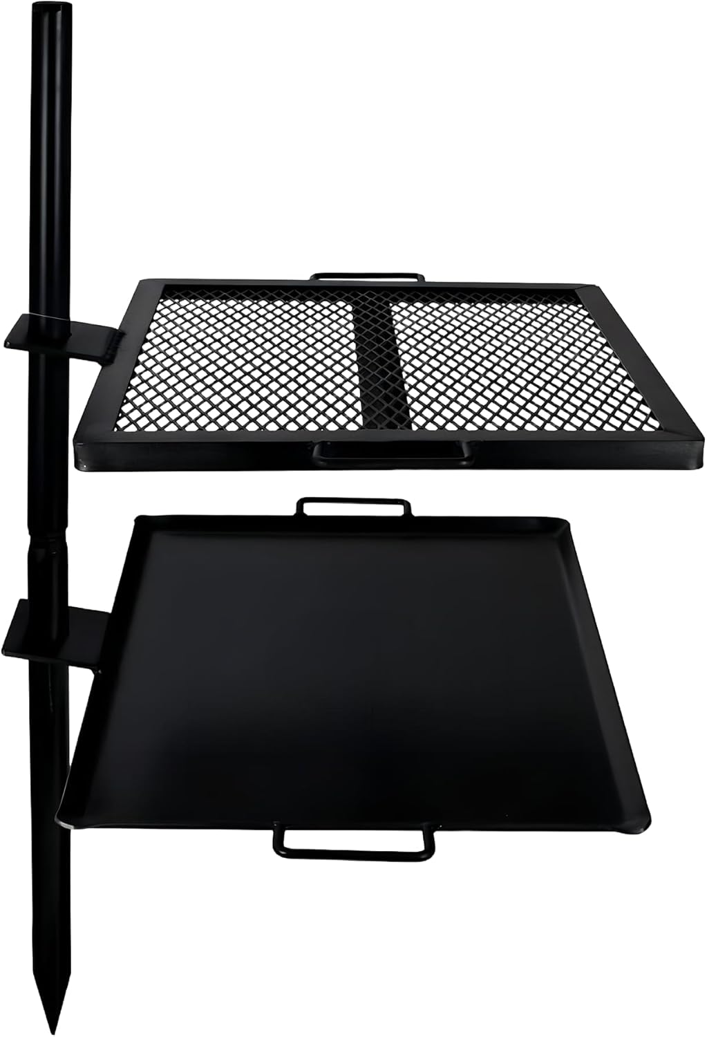 Camping Cooking Open Fire - Heavy-Duty Portable Campfire Grill for Open