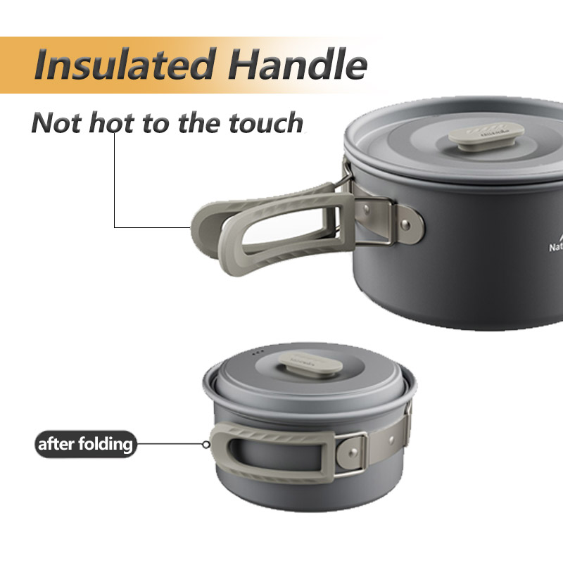 Naturehike Camping Cookware Ki - Quechua Camping Cooking Set 评论和价格