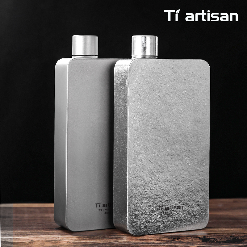 Tiartisan 400ML Titanium Hip F - Camping Cooking Gear 评论和价格