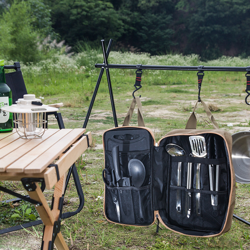 8pcs Camping Kitchen Cookware  - Camping Cooking Gear 评论和价格