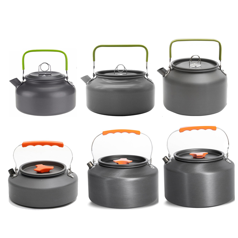 0.8L/1.1L/1.2L/1.6L/2L/2.5L Al - Camping Cooking Set 2 Person 评论和价格