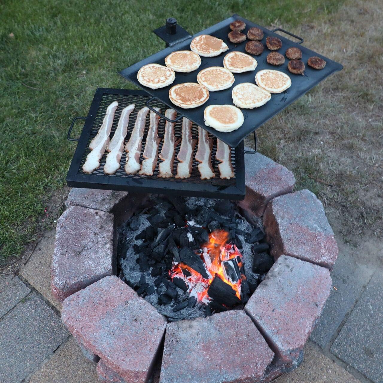 Heavy-Duty Portable Campfire G - Camping Cooking Open Fire 评论和价格