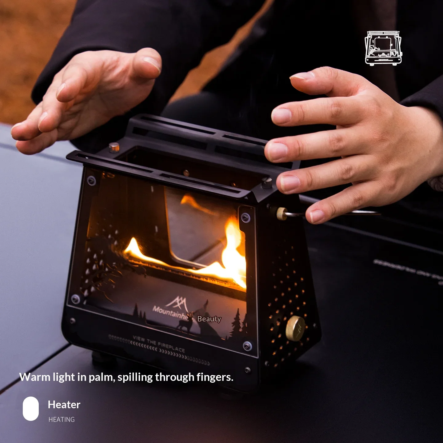 MOUNTAINHIKEROutdoor Portable  - Camping Cooking Open Fire 评论和价格