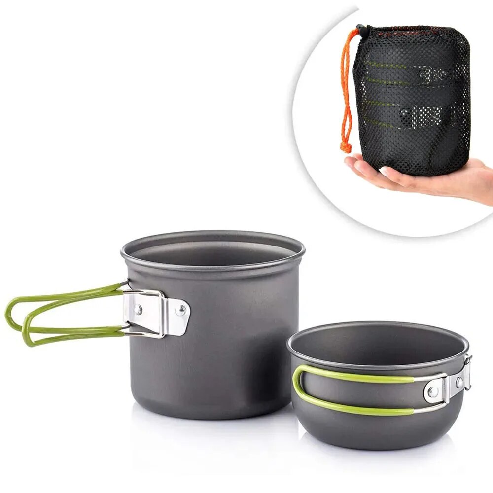 Camping Cookware Mess Kit Ultr - Camping Cooking Essentials 评论和价格