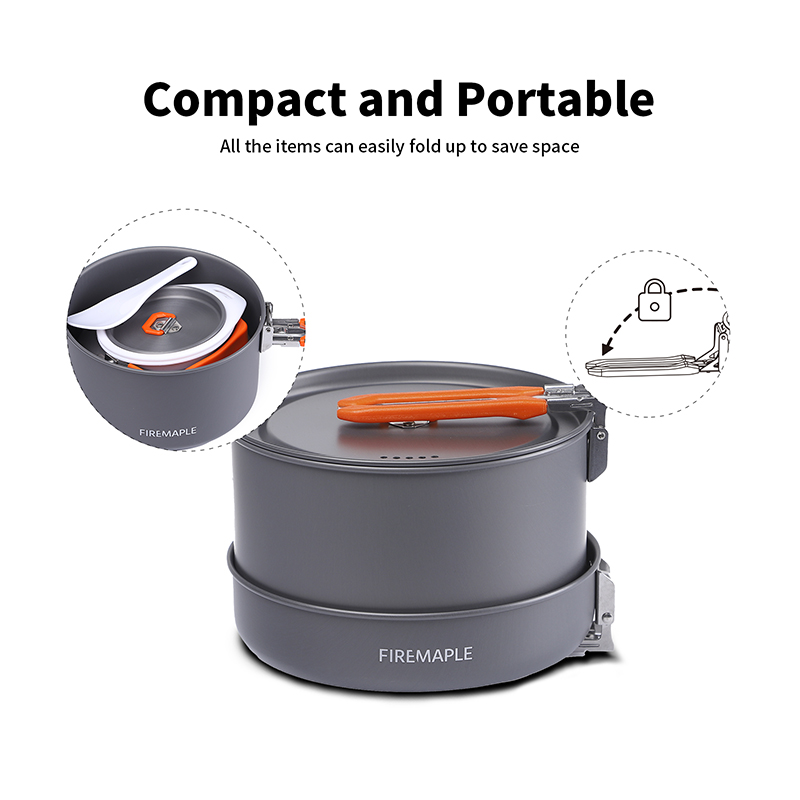 Fire Maple 4-5 Person Cookware - Camping Cooking Set 2 Person 评论和价格