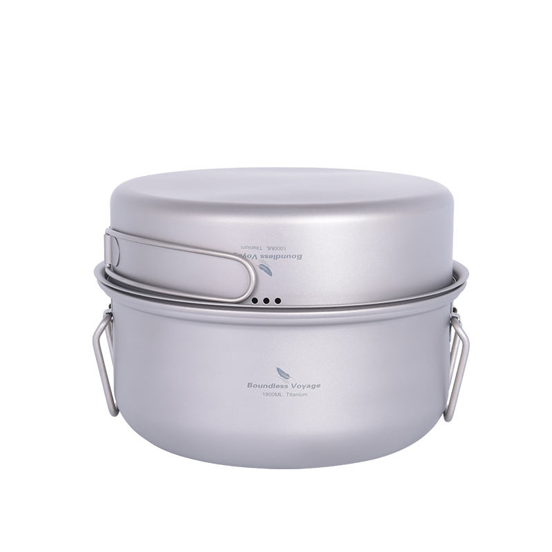 Boundless Voyage Titanium Stea - Camping Cooking Pots And Pans 评论和价格