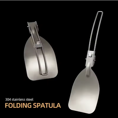 Folding Camping Spatula Stainl - Camping Cooking Set 2 Person 评论和价格