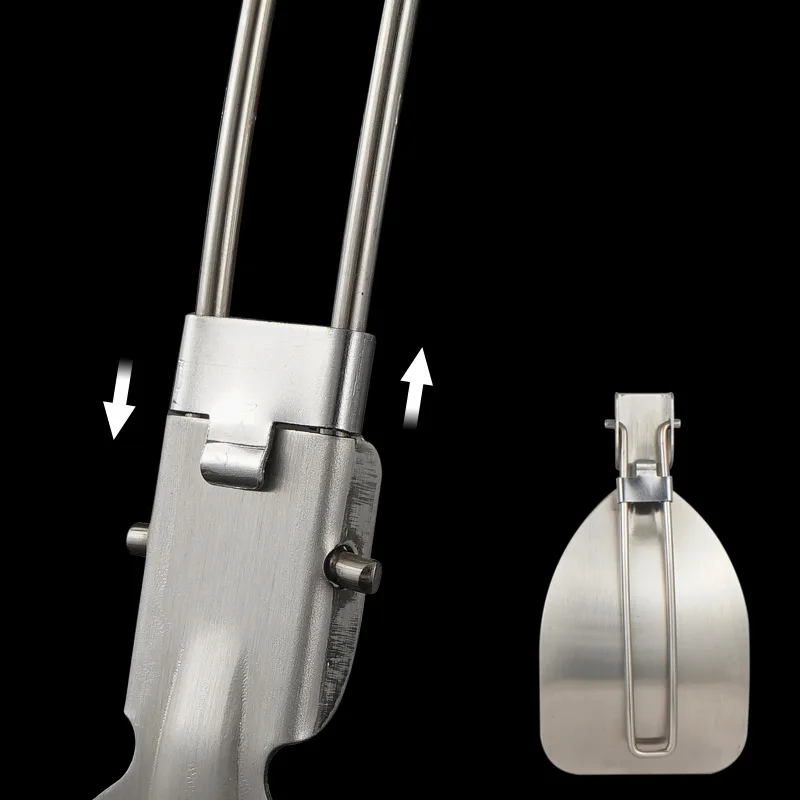Folding Camping Spatula Stainl - Camping Cooking Set 2 Person 评论和价格