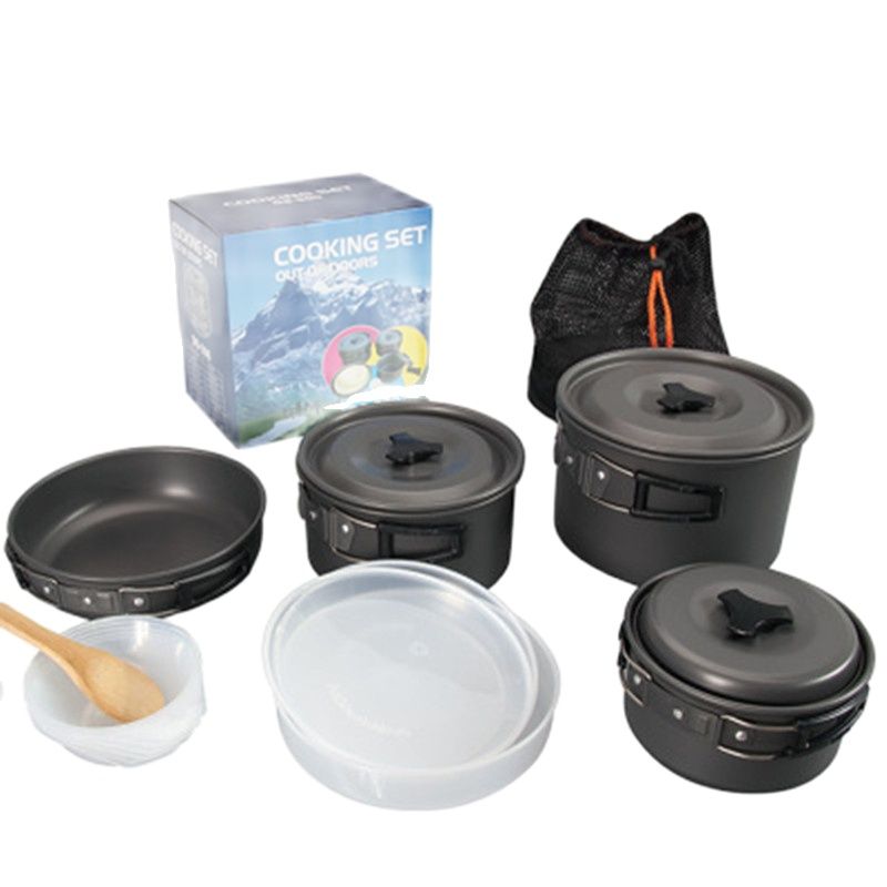 Outdoor Camping Cooking Set No - Camping Cooking Set 2 Person 评论和价格