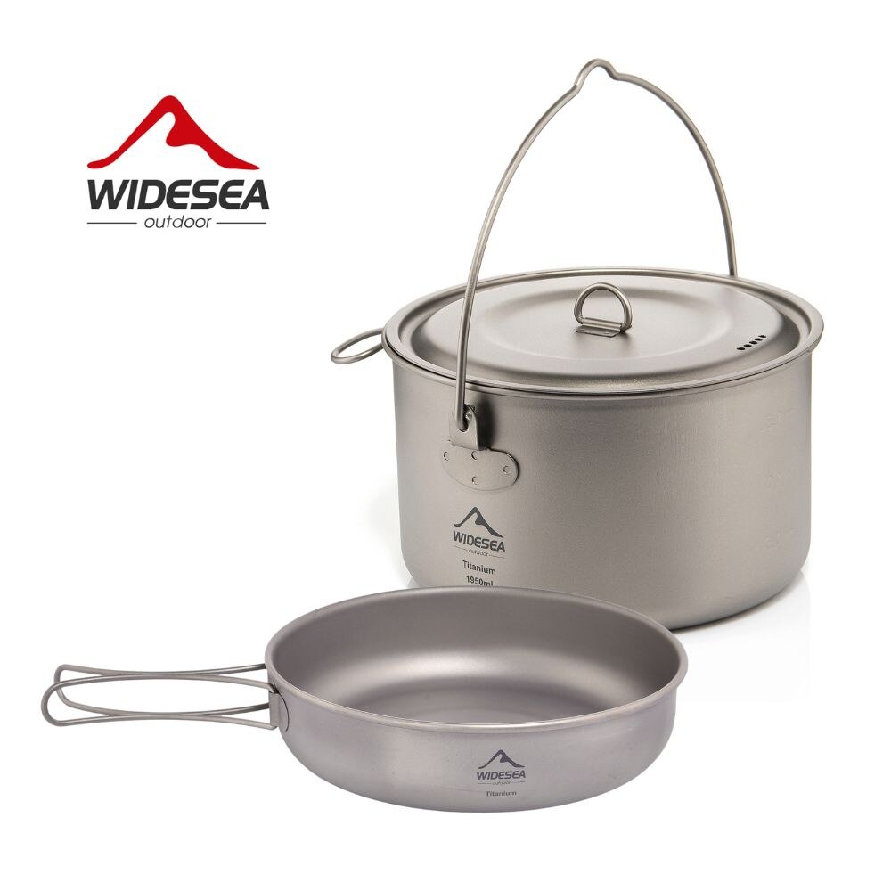 Widesea Camping Tableware Tita - Camping Cooking Pots And Pans 评论和价格