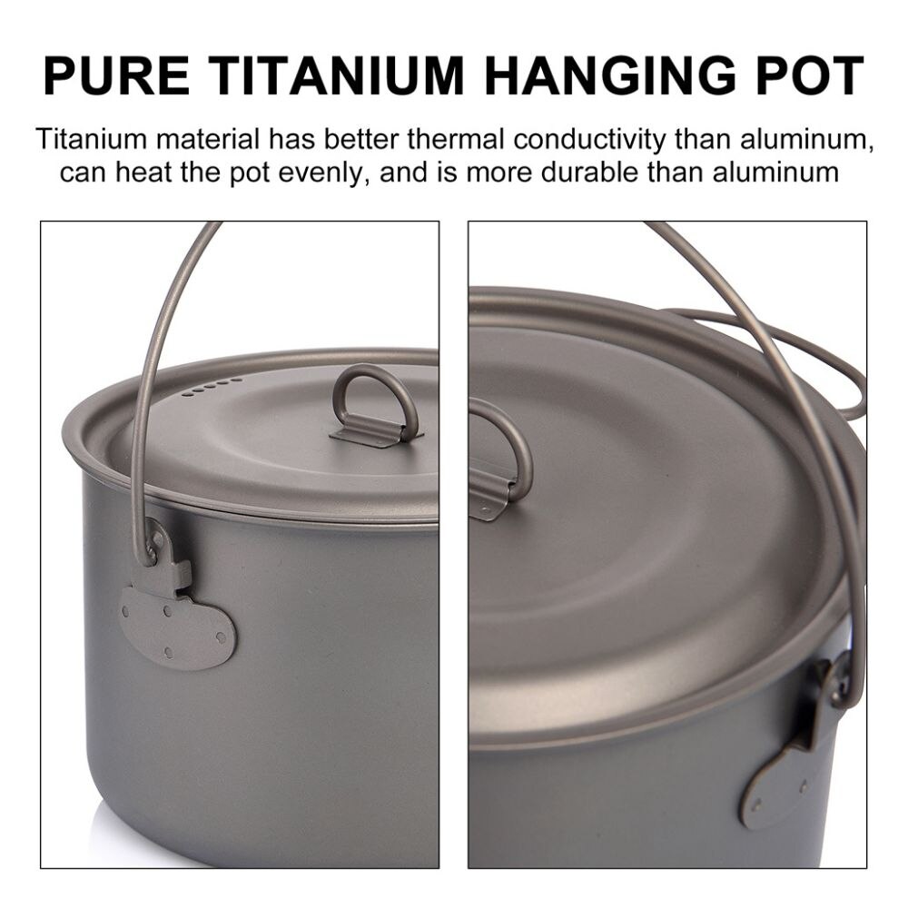 Widesea Camping Tableware Tita - Camping Cooking Pots And Pans 评论和价格