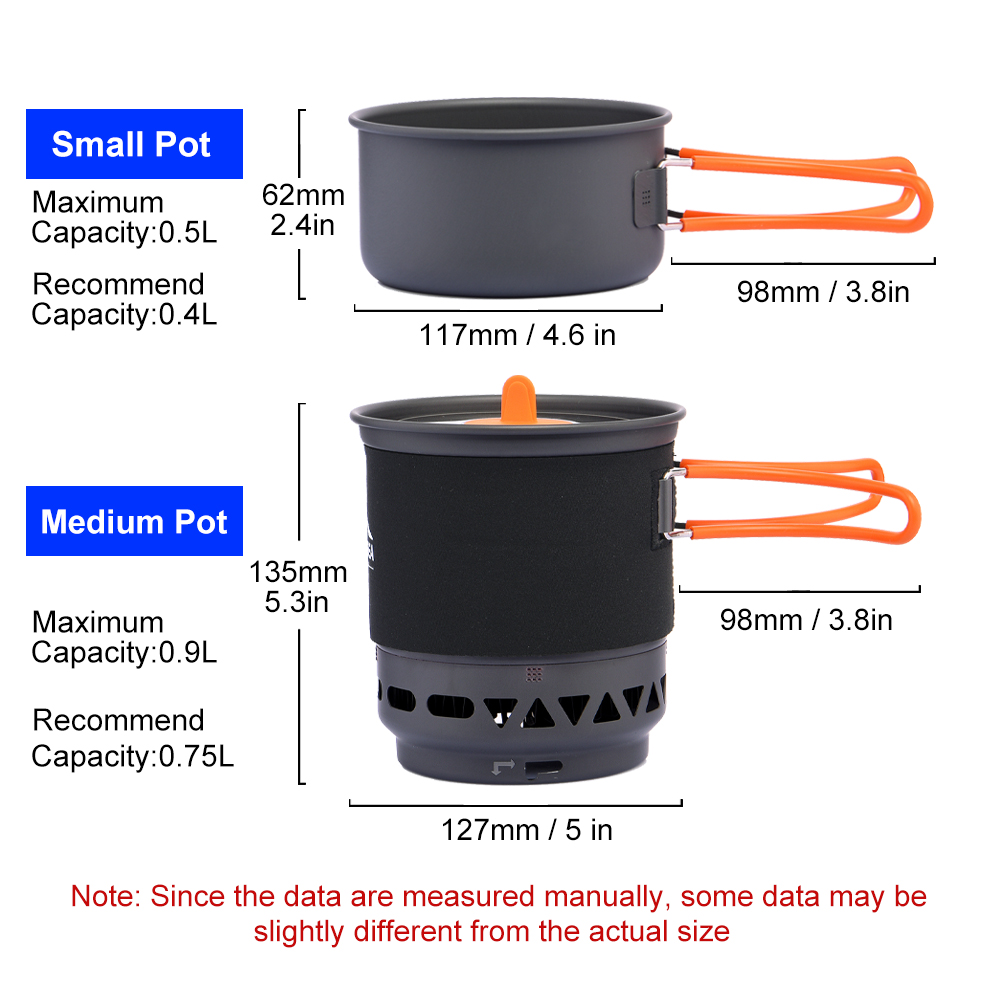 Widesea Camping Cooking System - Camping Cooking Set 2 Person 评论和价格