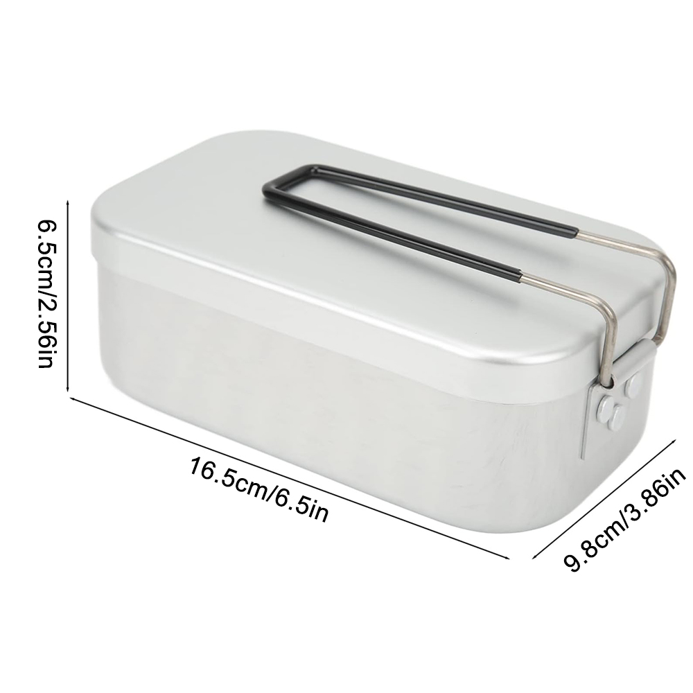 800ML Aluminum Lunch Boxes Out - Camping Cooking Equipment 评论和价格