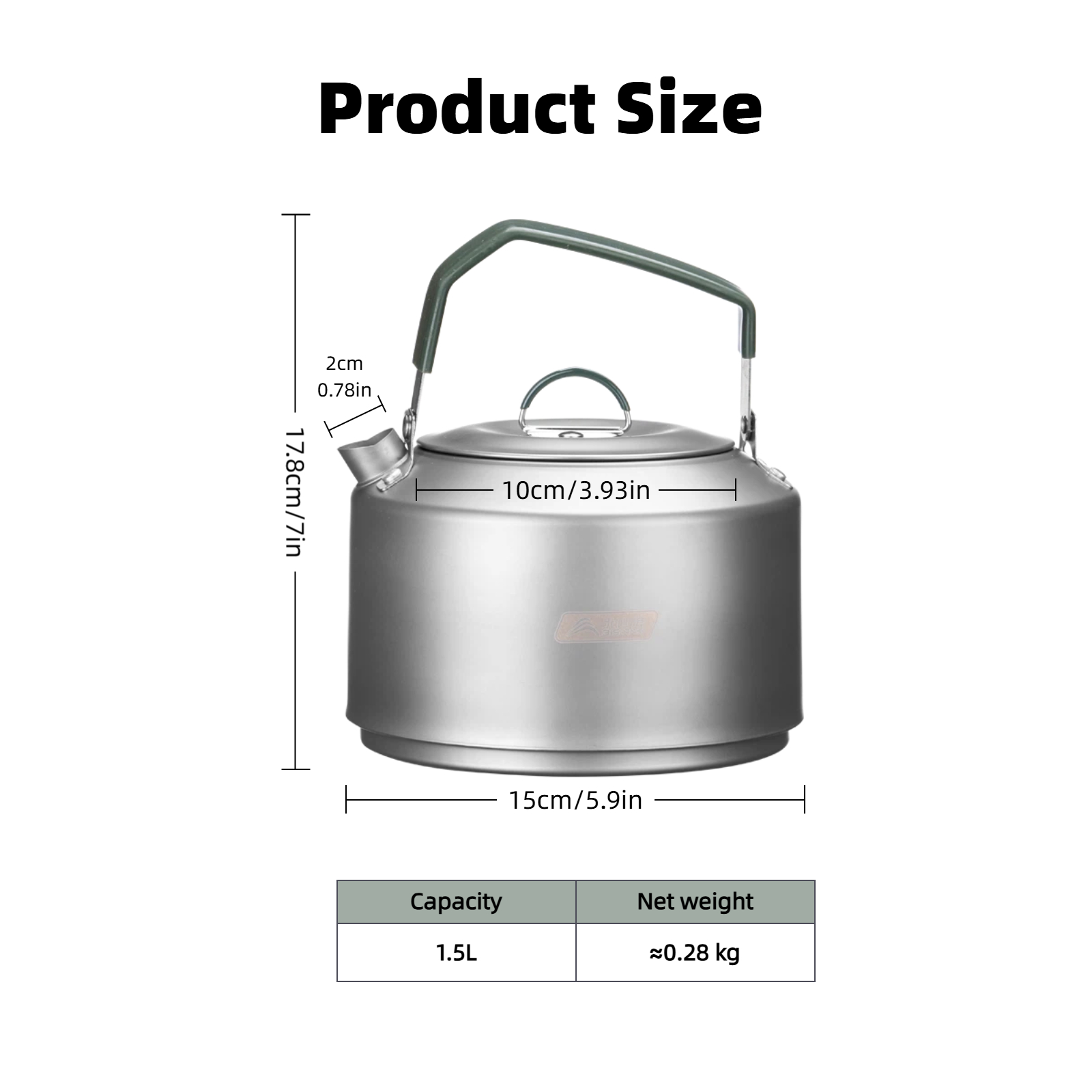 BISINNA Camping Kettle 1.5L 30 - Camping Cooking Set 2 Person 评论和价格