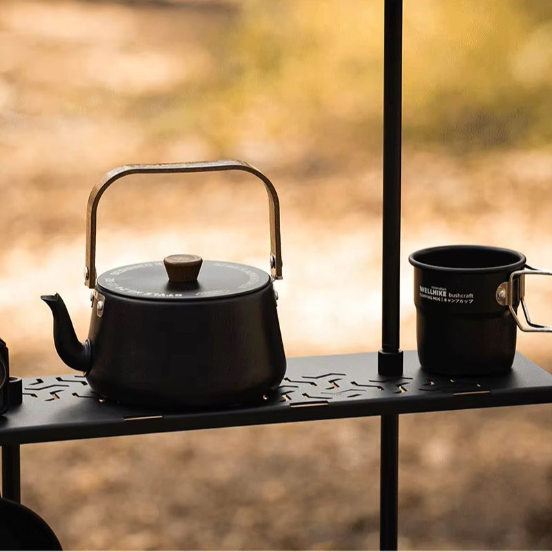 New Alloy Water Cooker Retro C - Camping Cooking Set 2 Person 评论和价格