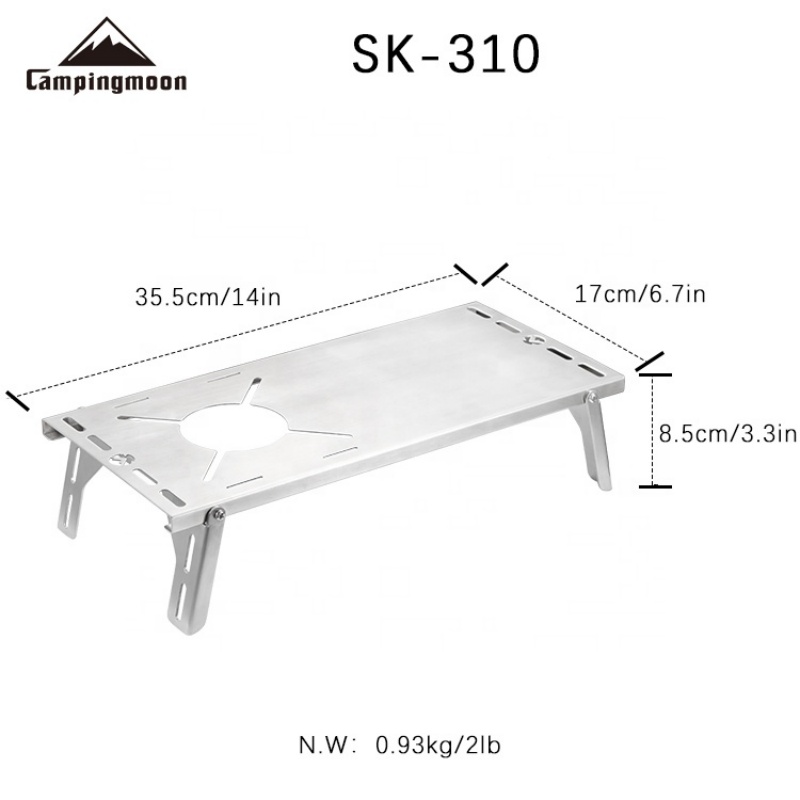CAMPINGMOON SK-310 Multifuncti - Camping Cooking Table With Storage 评论和价格
