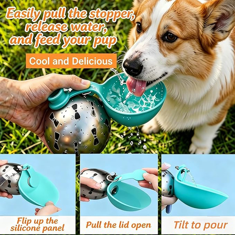 Portable Dog Water Bottle Stai - Camping Cooking Bowl 评论和价格