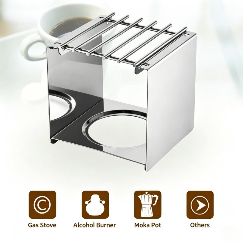Stainless Steel Square Coffee  - Camping Cooking Gear 评论和价格