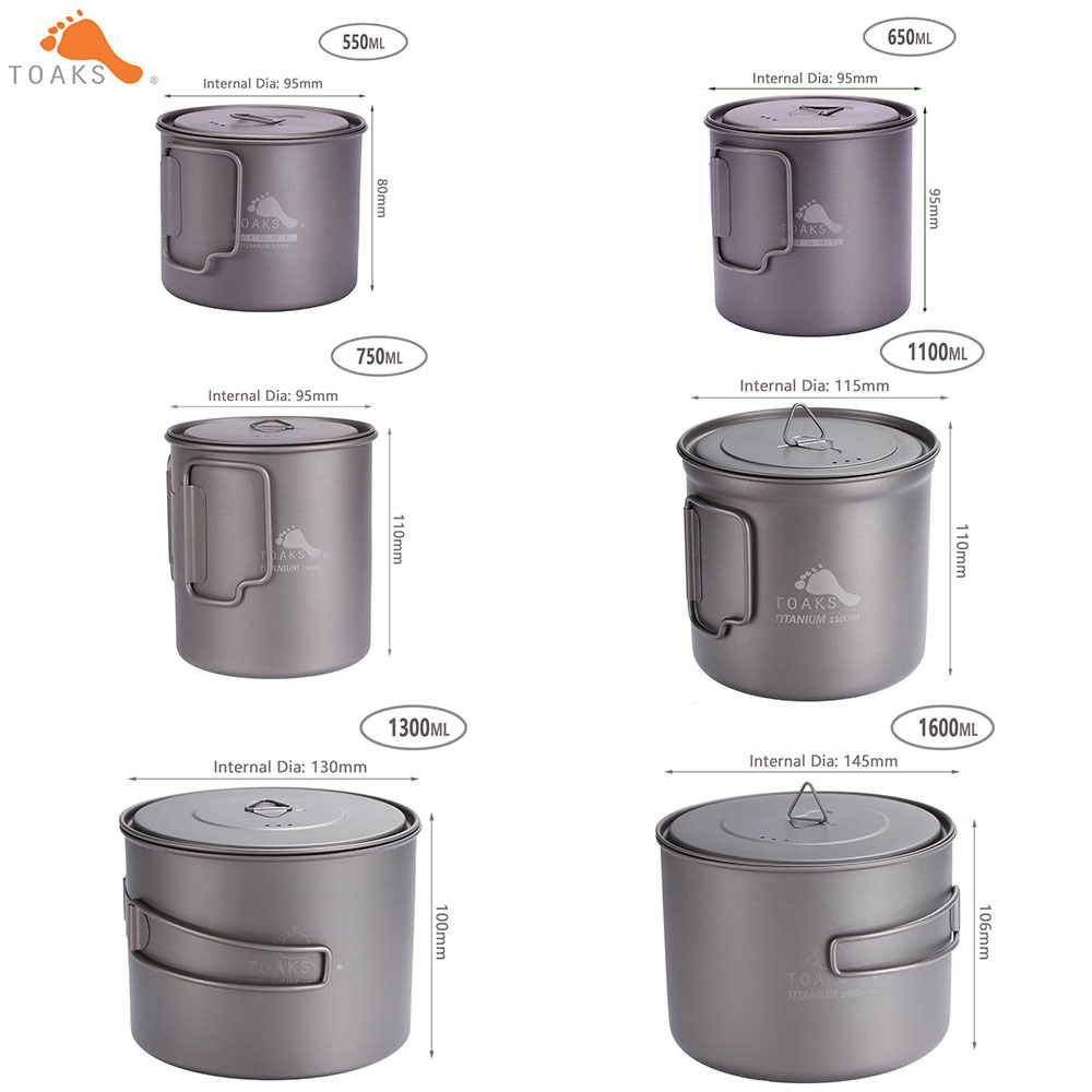 TOAKS Outdoor Camping 3 in1 Ti - Camping Cooking Gear 评论和价格