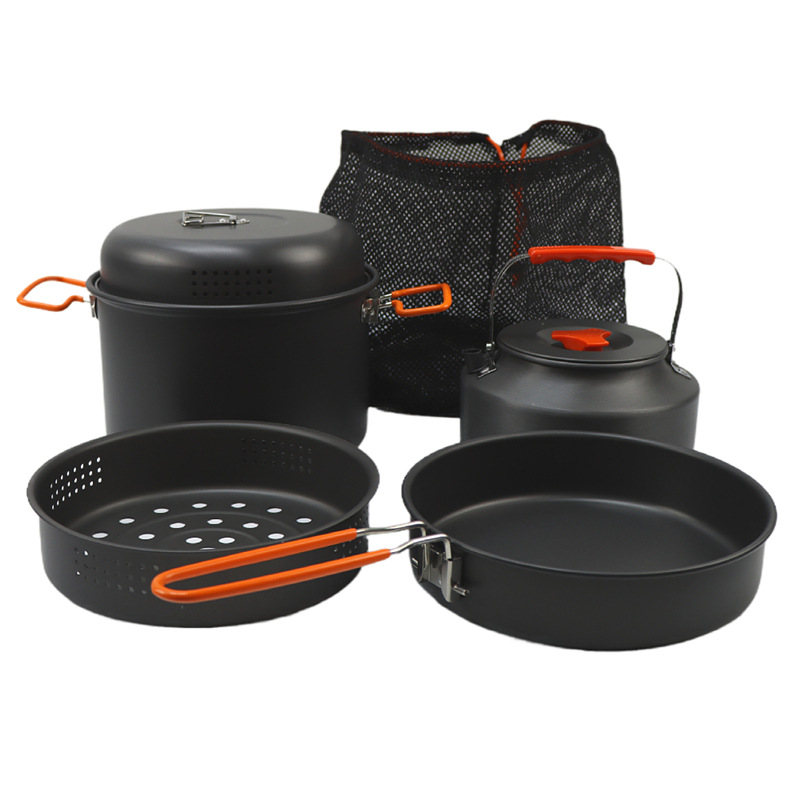 Outdoor Cookware Set Camping C - Camping Cooking Pots And Pans 评论和价格