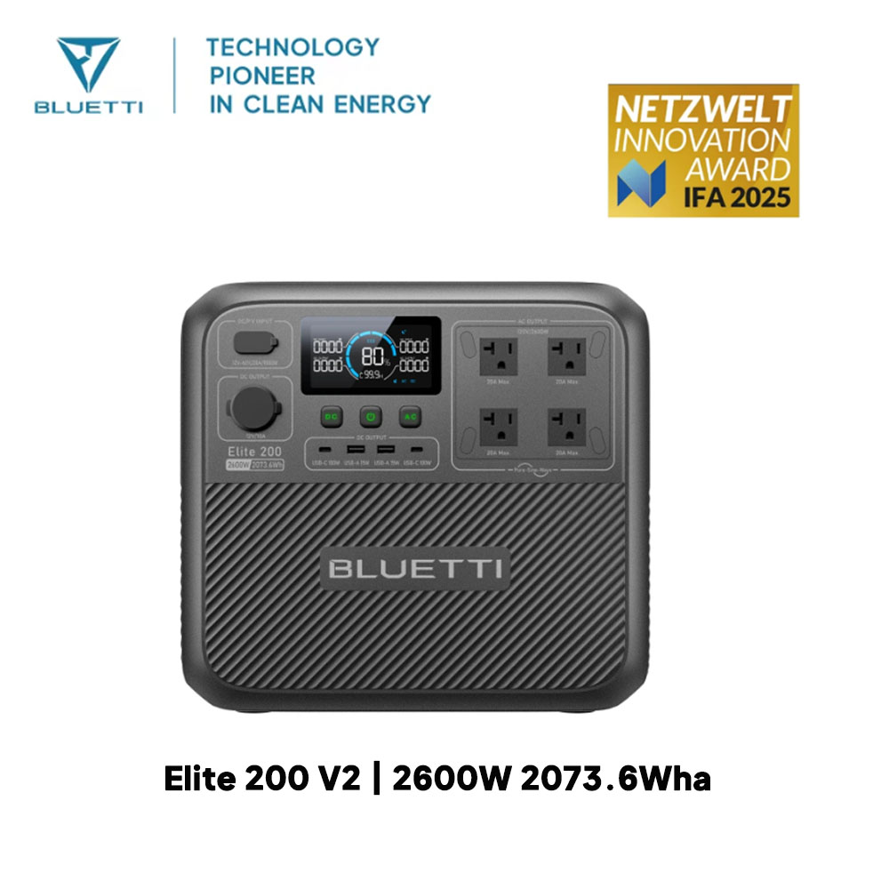 【Renew】BLUETTI Elite 200 V2 Po - Camping Cooking Equipment 评论和价格
