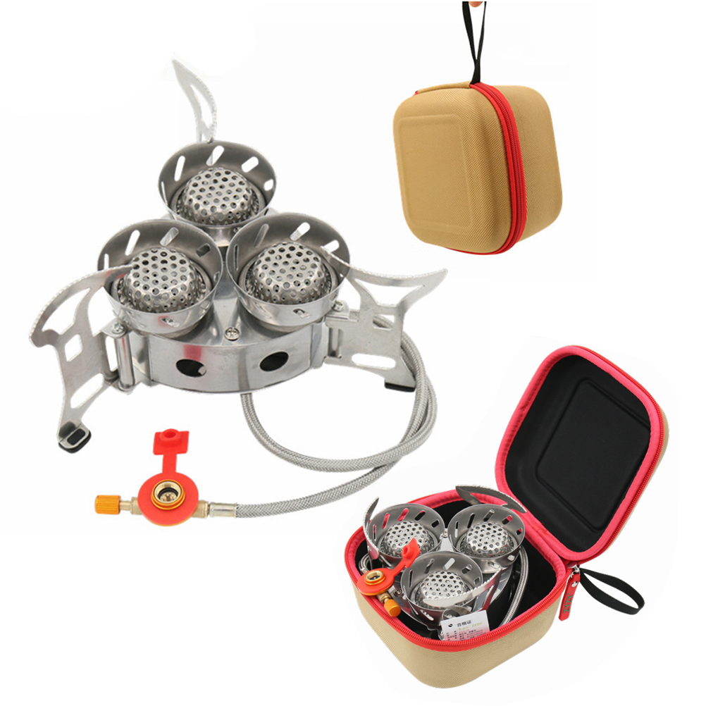 11000W High Power Windproof Ou - Camping Cooking Gas Stove Portable Tool 评论和价格