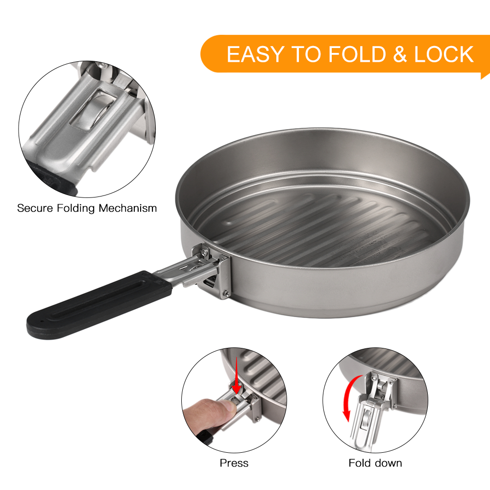 Camping Pots and Pans Portable - Camping Cooking Open Fire 评论和价格