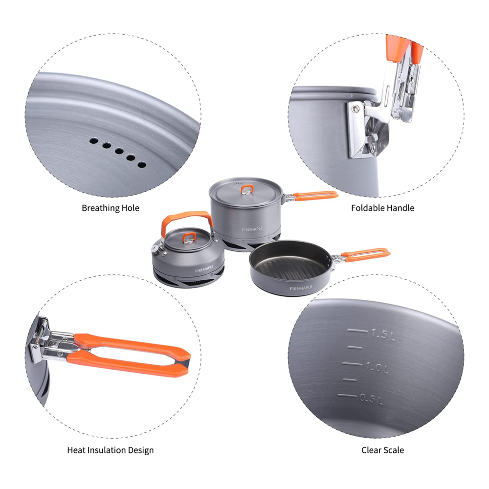 Fire Maple Camping Cookware Ut - Camping Cooking And Dining Set 评论和价格