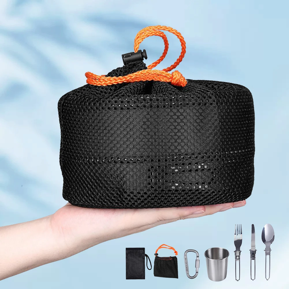 Camping Cookware Kit Kettle Po - Camping Cooking Bowl 评论和价格