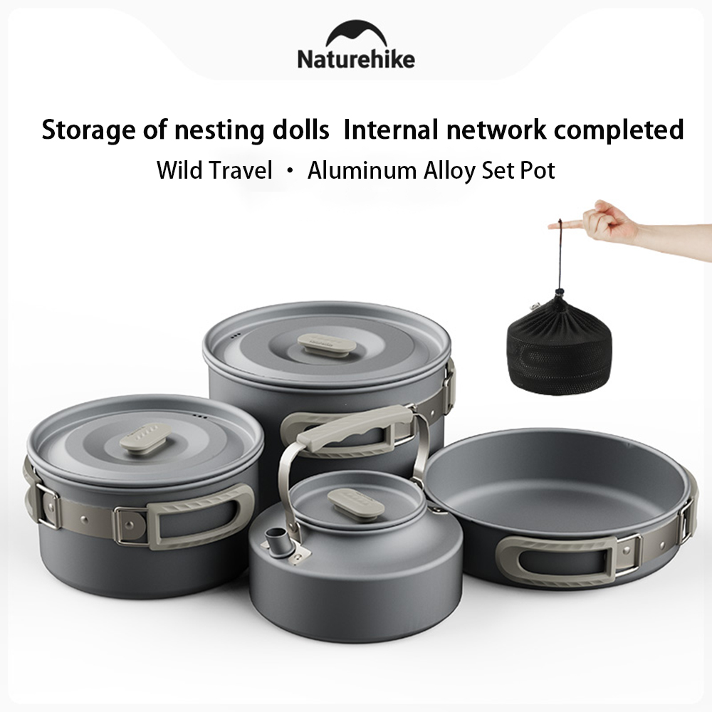 Naturehike Outdoor Pot Set,Cam - Camping Cooking Equipment 评论和价格