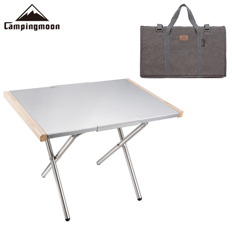 Outdoor Portable Stainless Ste - Camping Cooking Table With Storage 评论和价格