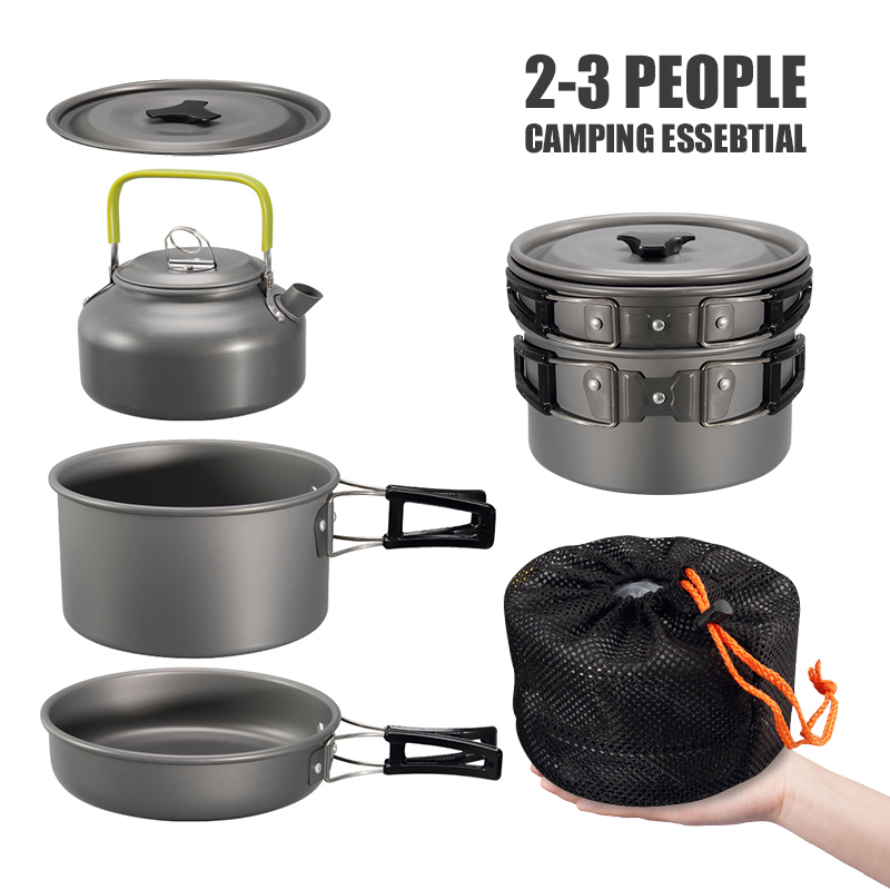 WESTTUNE Camping Cookware Kit  - Camping Cooking Set 2 Person 评论和价格