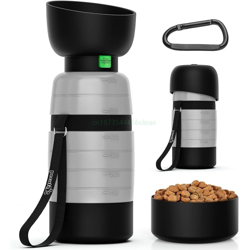 650ML Dog Water Bottle with 15 - Camping Cooking Bowl 评论和价格